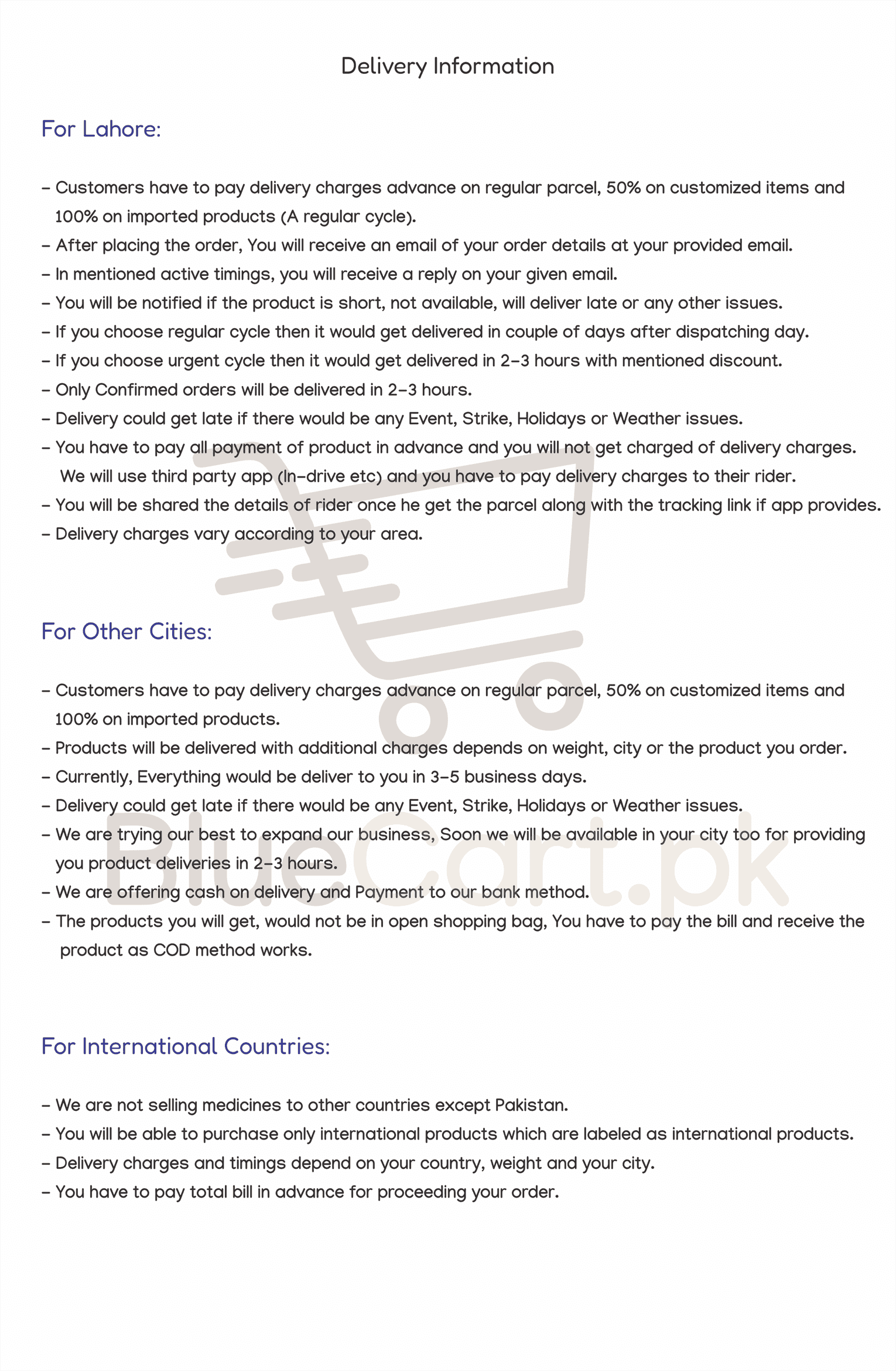 Shipping Policy of Silkera